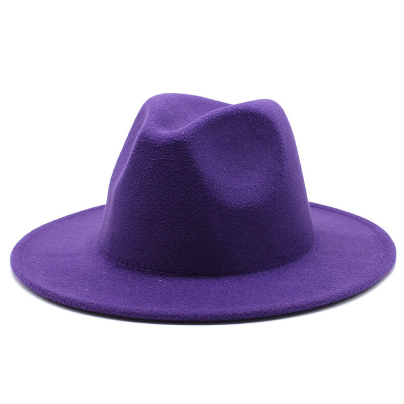 Wide Brim Solid Hat